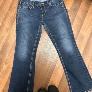 Silver Jeans Dark Blue Flare Women's Jeans